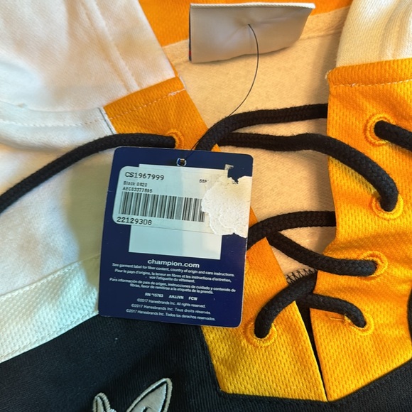 University of Wisconsin Superior UWS Yellowjackets Hooded Sweatshirt Small - Picture 9 of 10